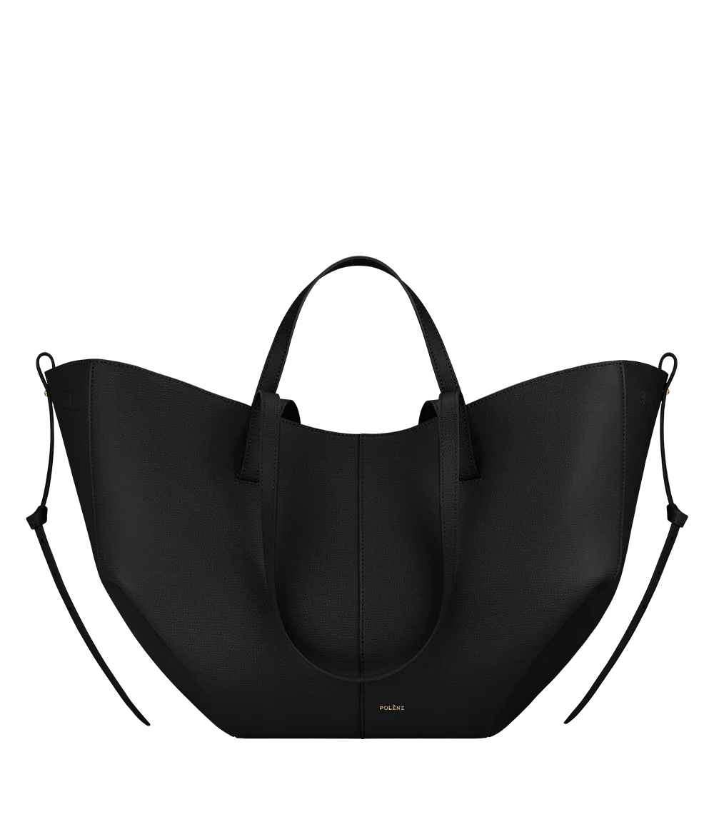 Polène CYME Noir Grainé — authentic Polène bag