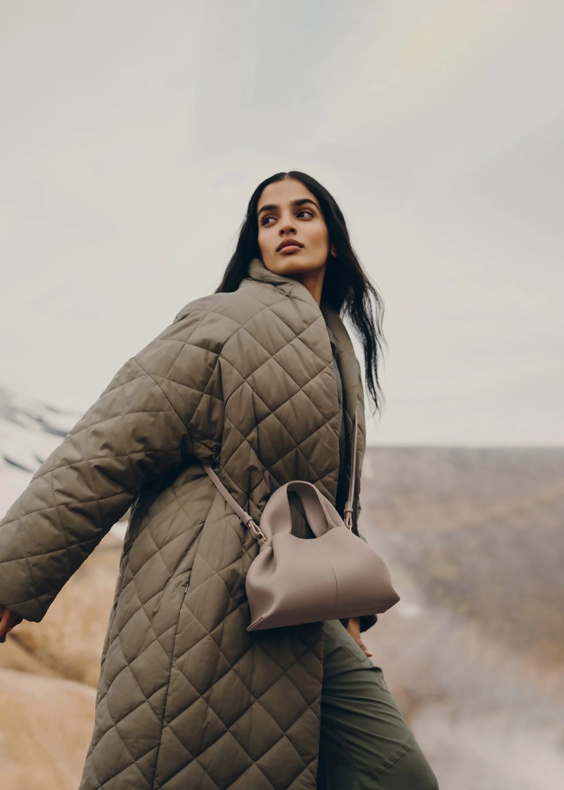 NUMÉRO NEUF MINI Taupe Grainé