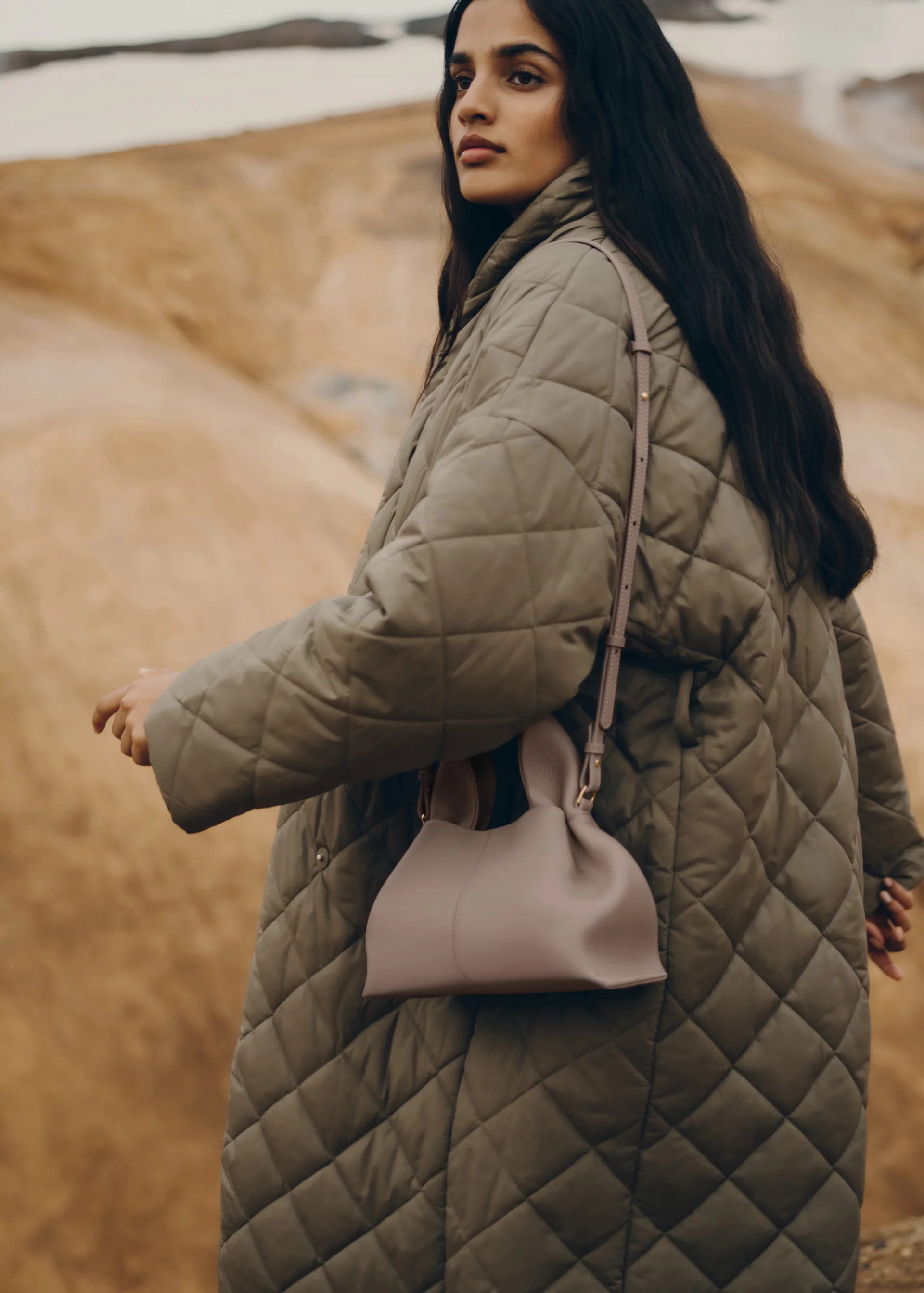 NUMÉRO NEUF MINI Taupe Grainé