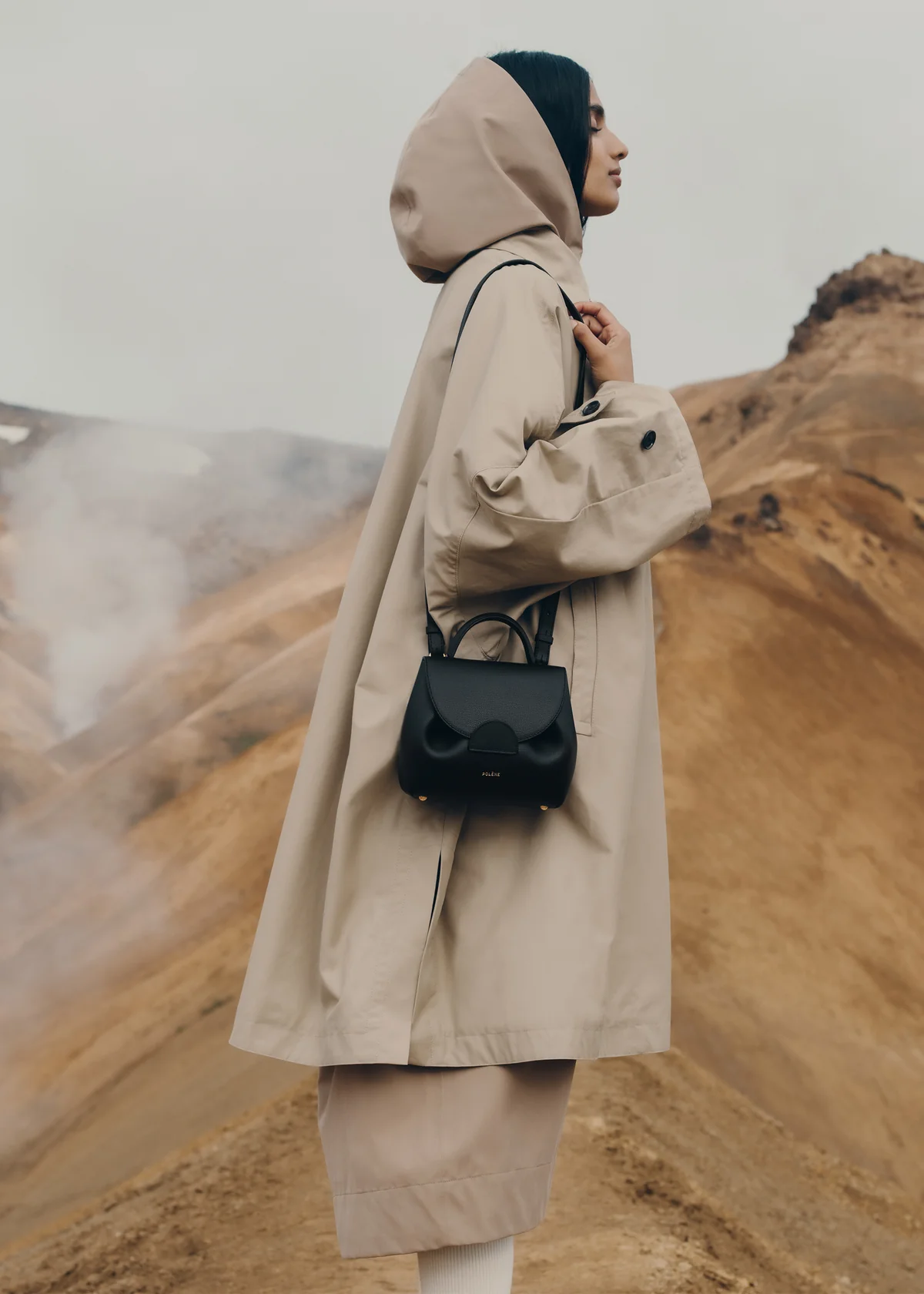 Sac Polène NUMÉRO UN NANO — Noir Grainé