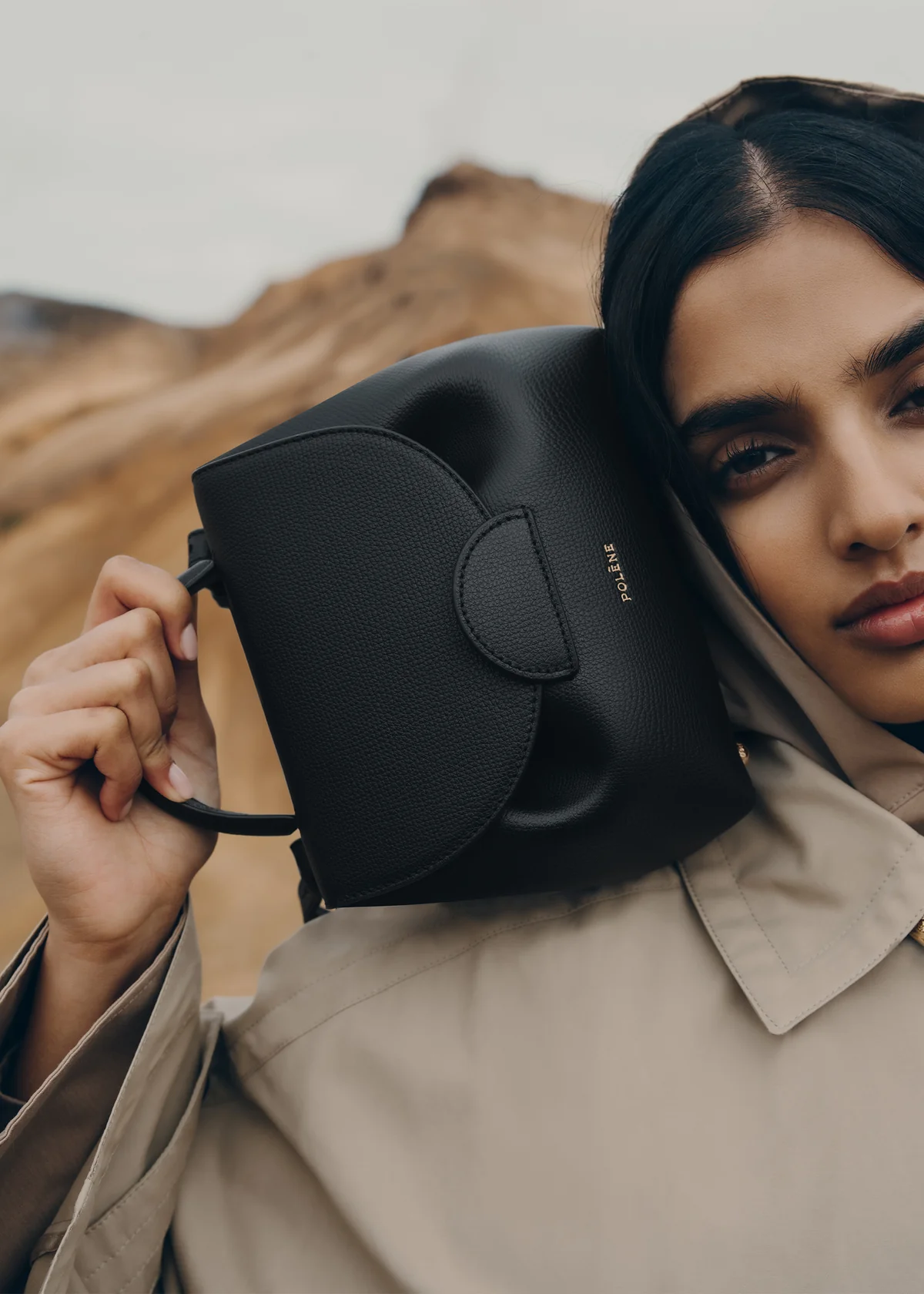 Sac Polène NUMÉRO UN NANO — Noir Grainé