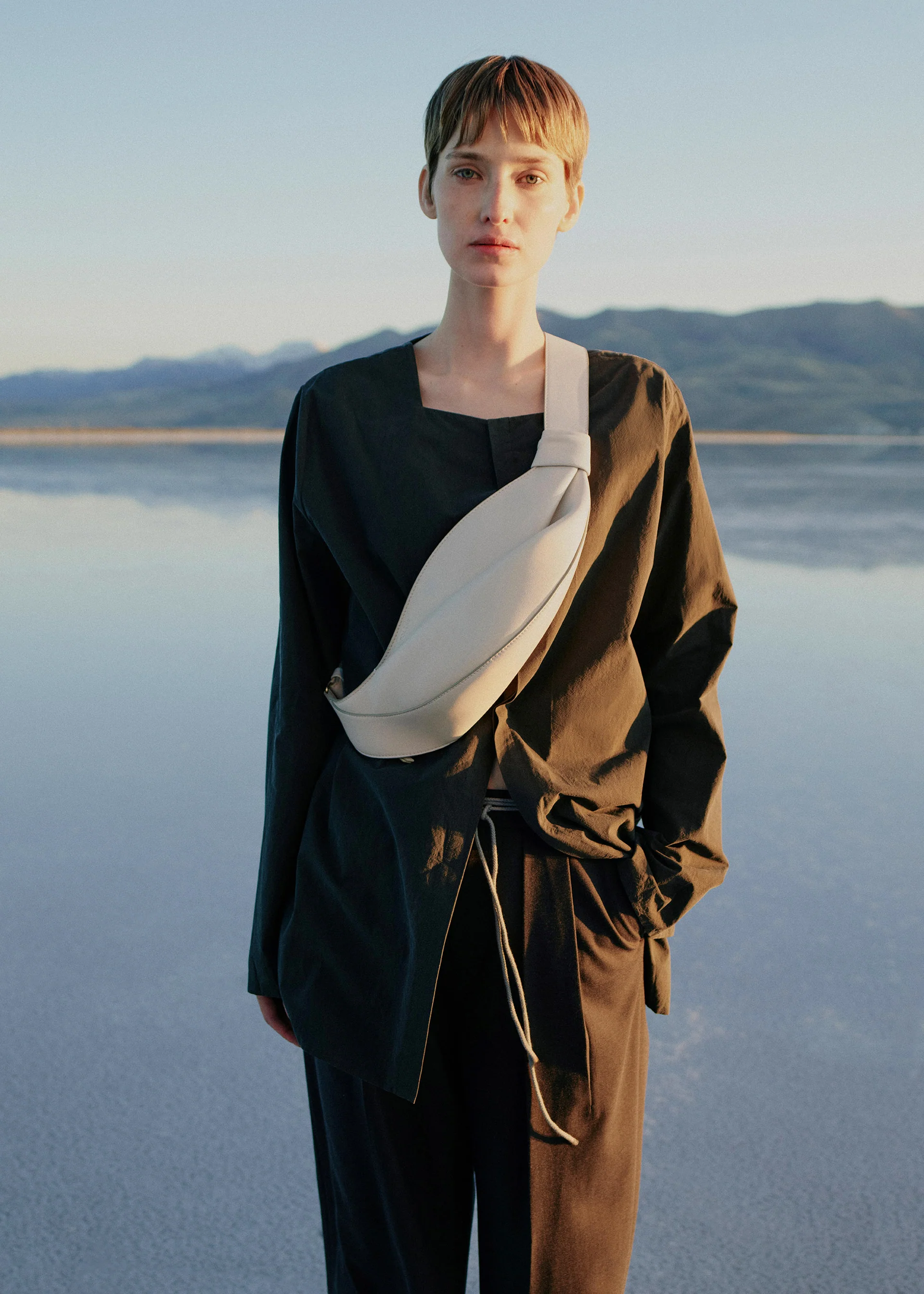 Sac Polène NEYU — Craie Lisse
