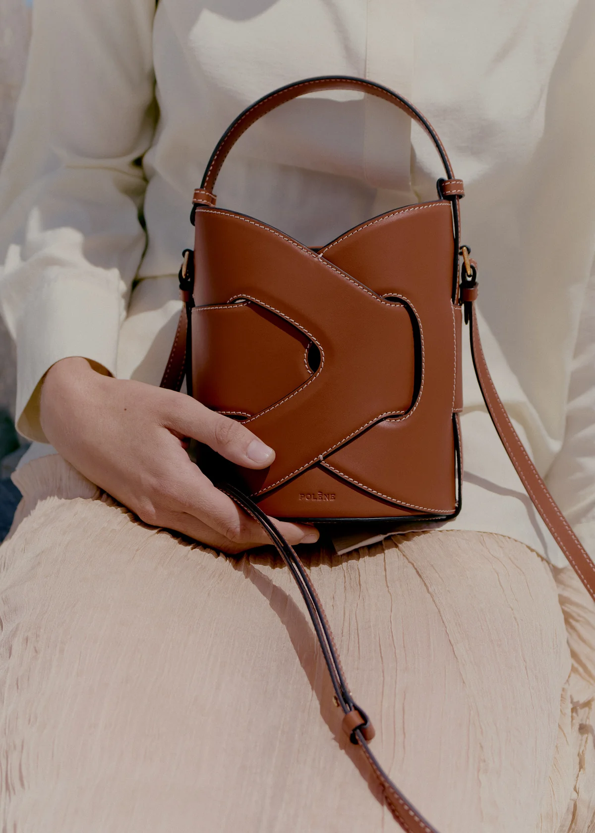 Sac Polène NODDE SEAU — Noir Grainé