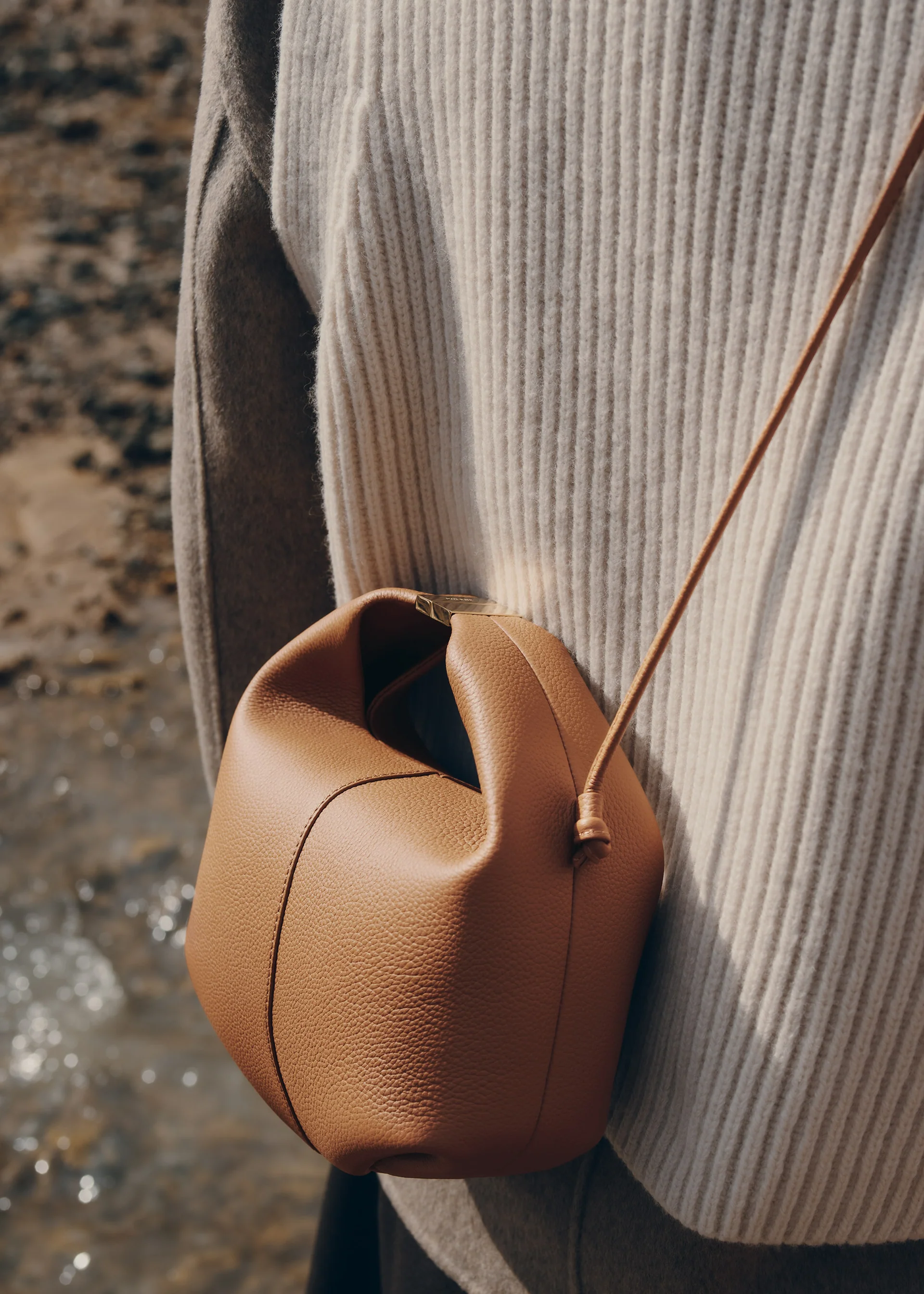 Sac Polène BÉRI BANDOULIÈRE — Camel Grainé