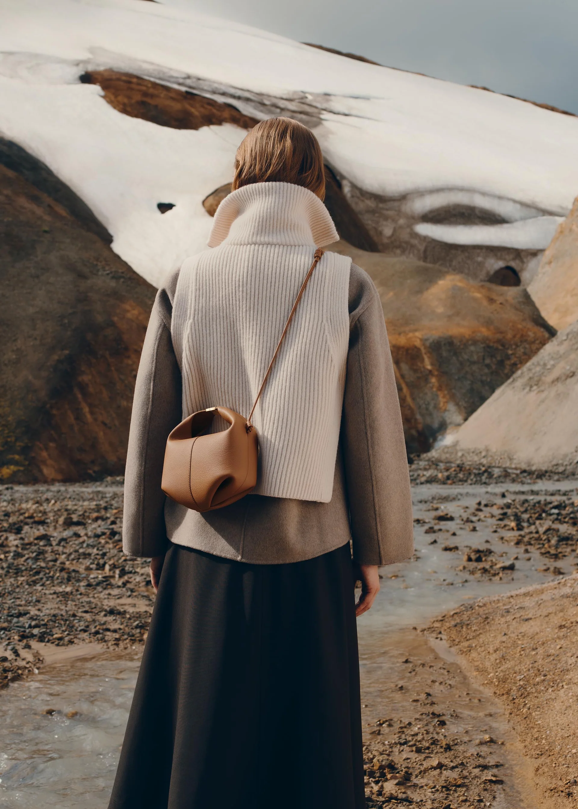 Sac Polène BÉRI BANDOULIÈRE — Camel Grainé