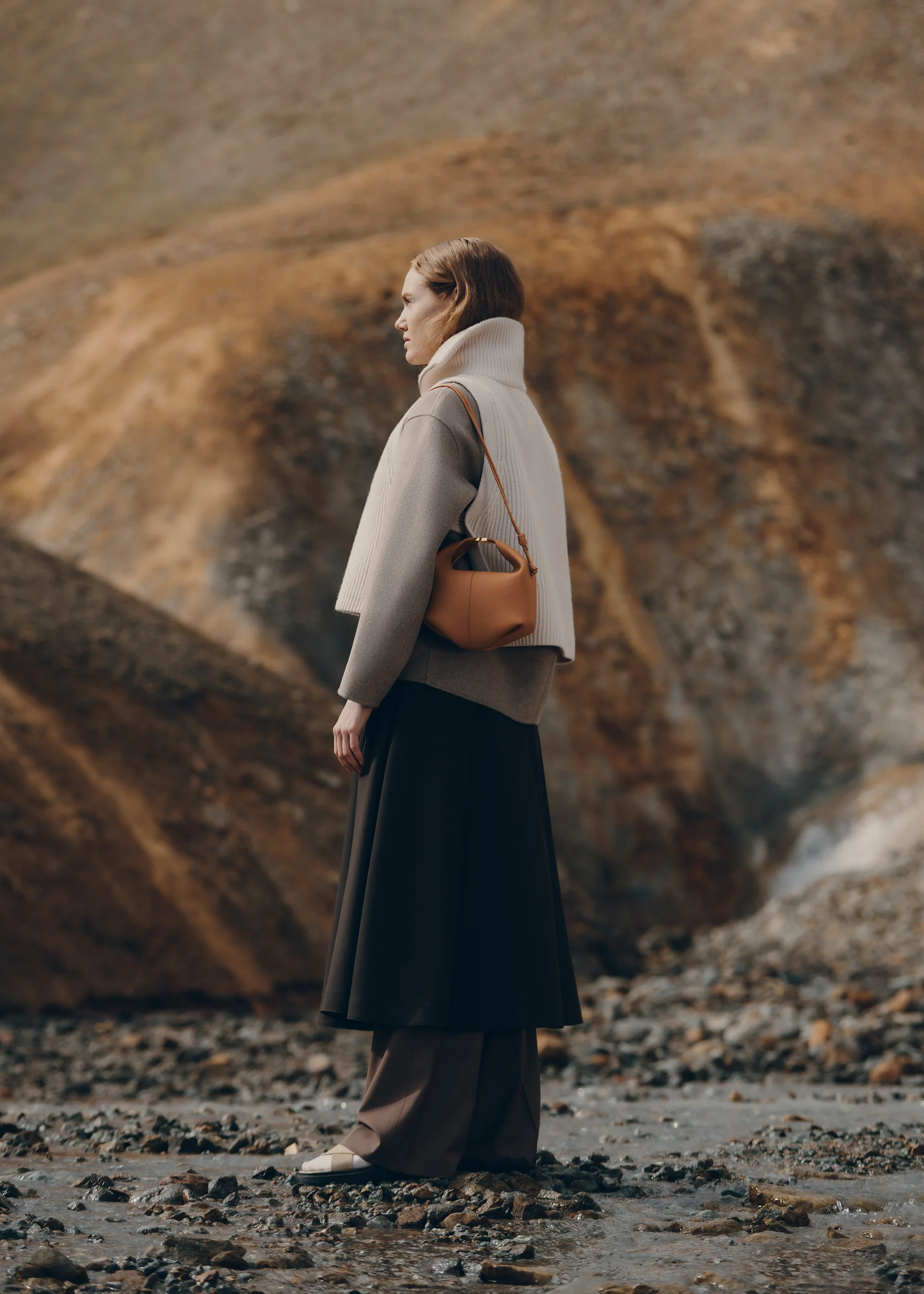 Sac Polène BÉRI BANDOULIÈRE — Camel Grainé