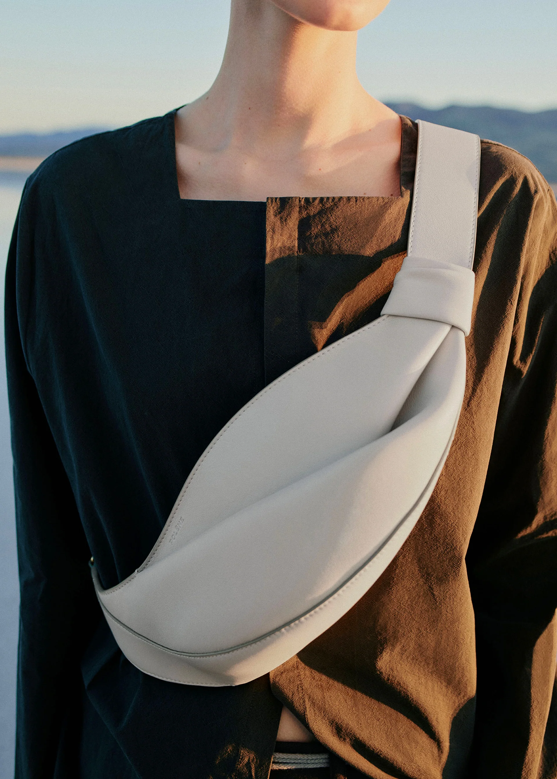 Sac Polène NEYU — Craie Lisse