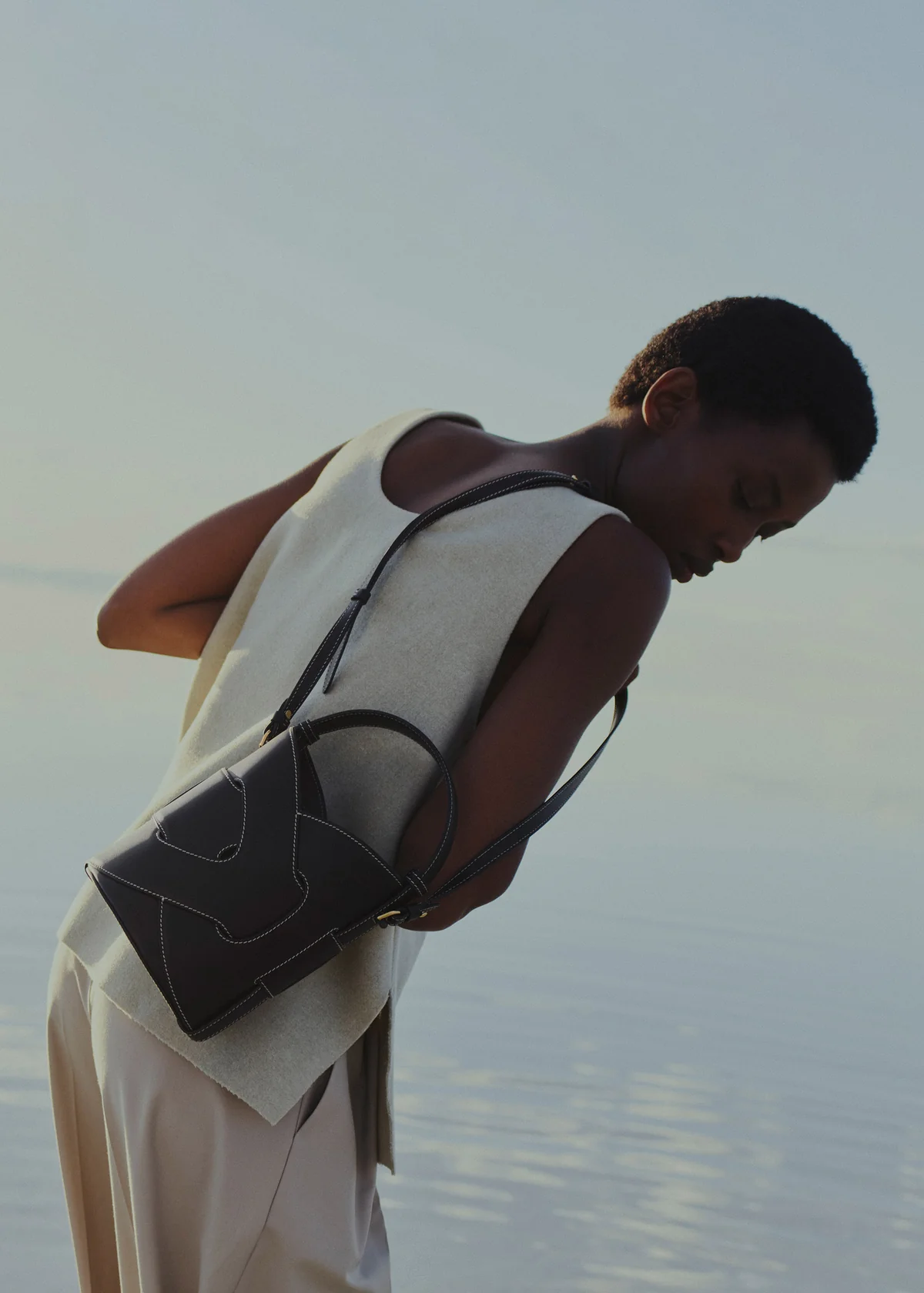 Sac Polène NODDE SEAU — Noir Grainé