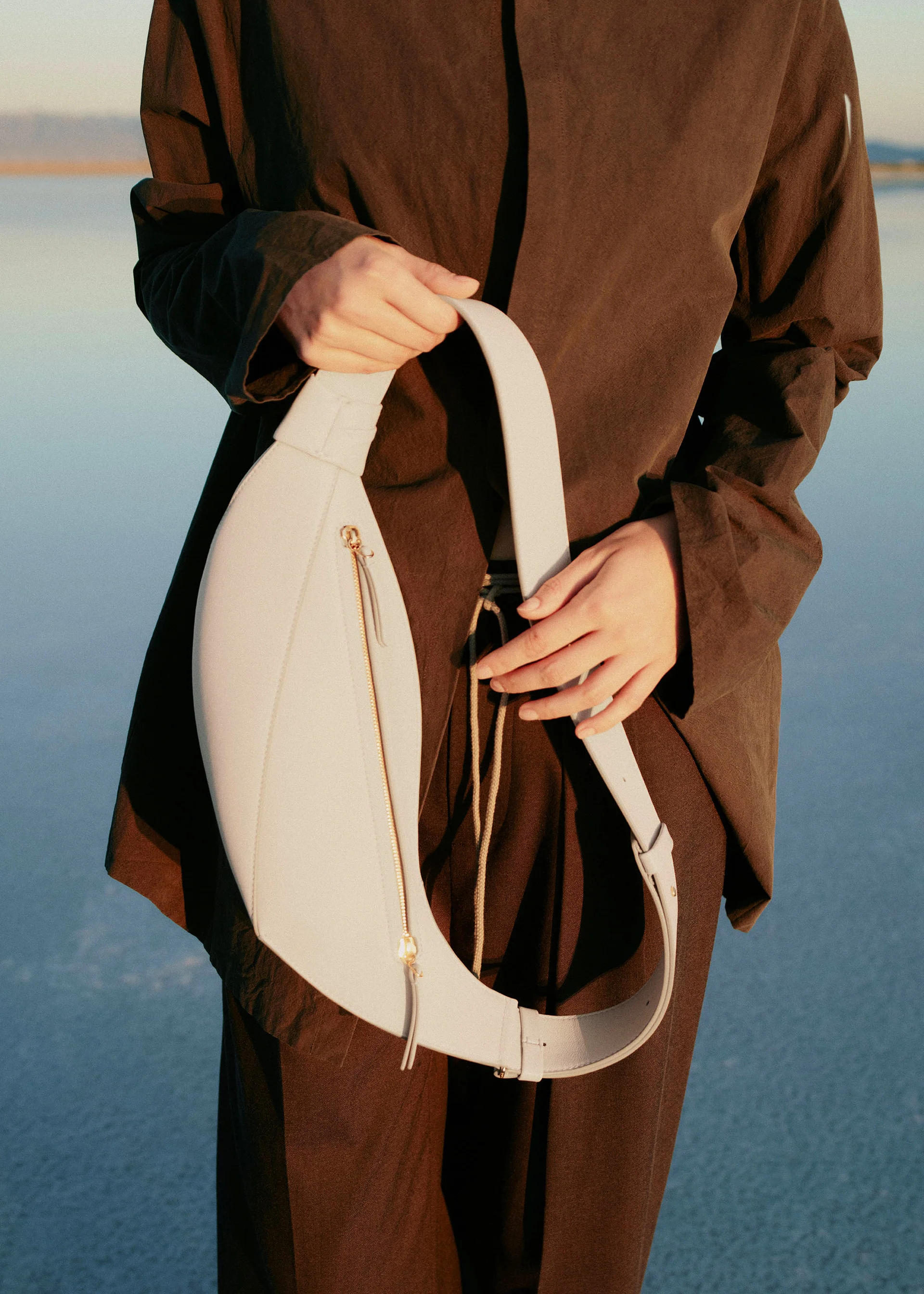 Sac Polène NEYU — Craie Lisse