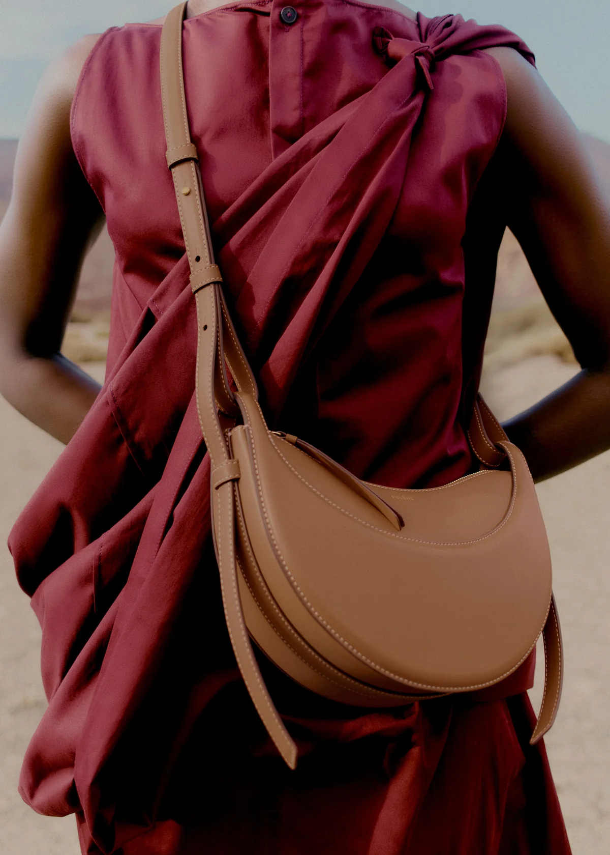 Sac Polène NUMÉRO DIX — Camel Lisse