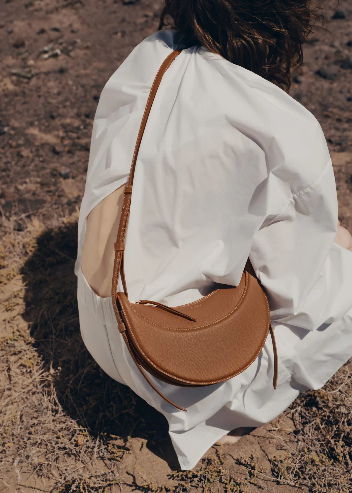 Sac Polène NUMÉRO DIX GRAINÉ — Camel Grainé
