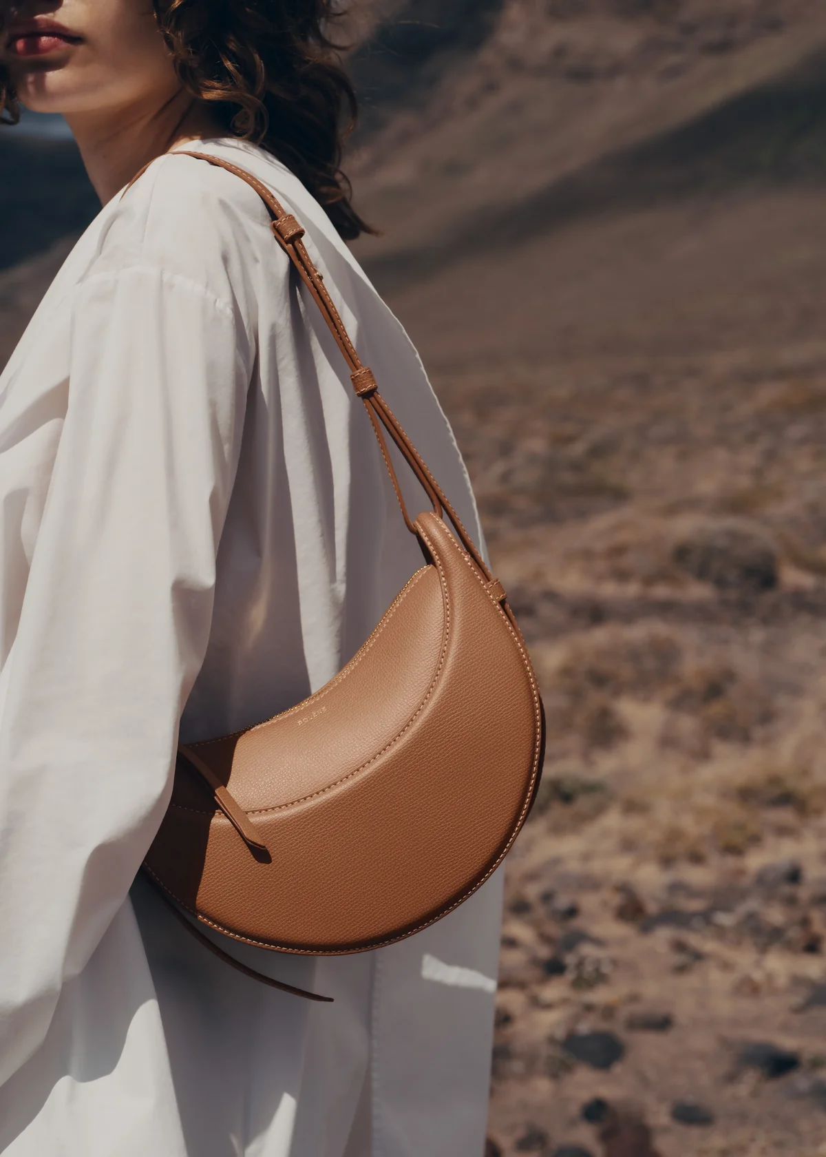 Sac Polène NUMÉRO DIX GRAINÉ — Camel Grainé