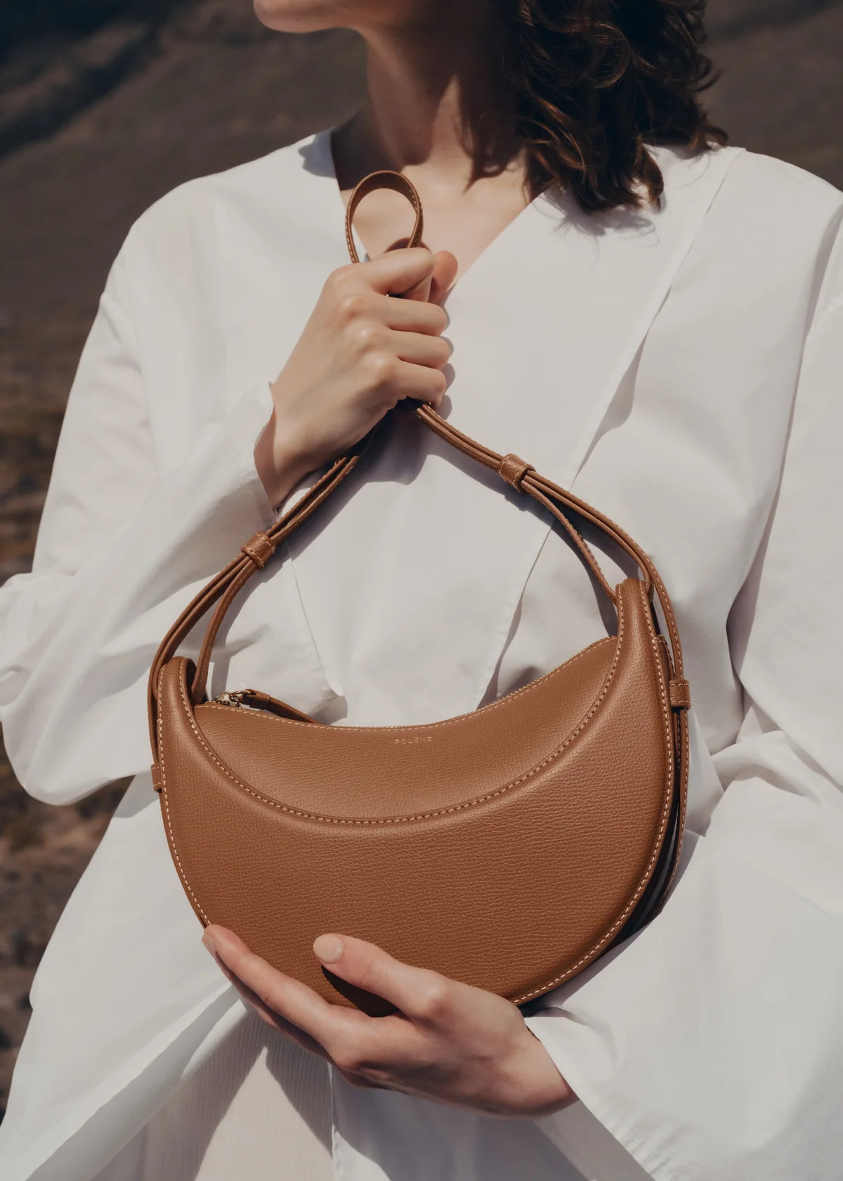 Sac Polène NUMÉRO DIX GRAINÉ — Camel Grainé
