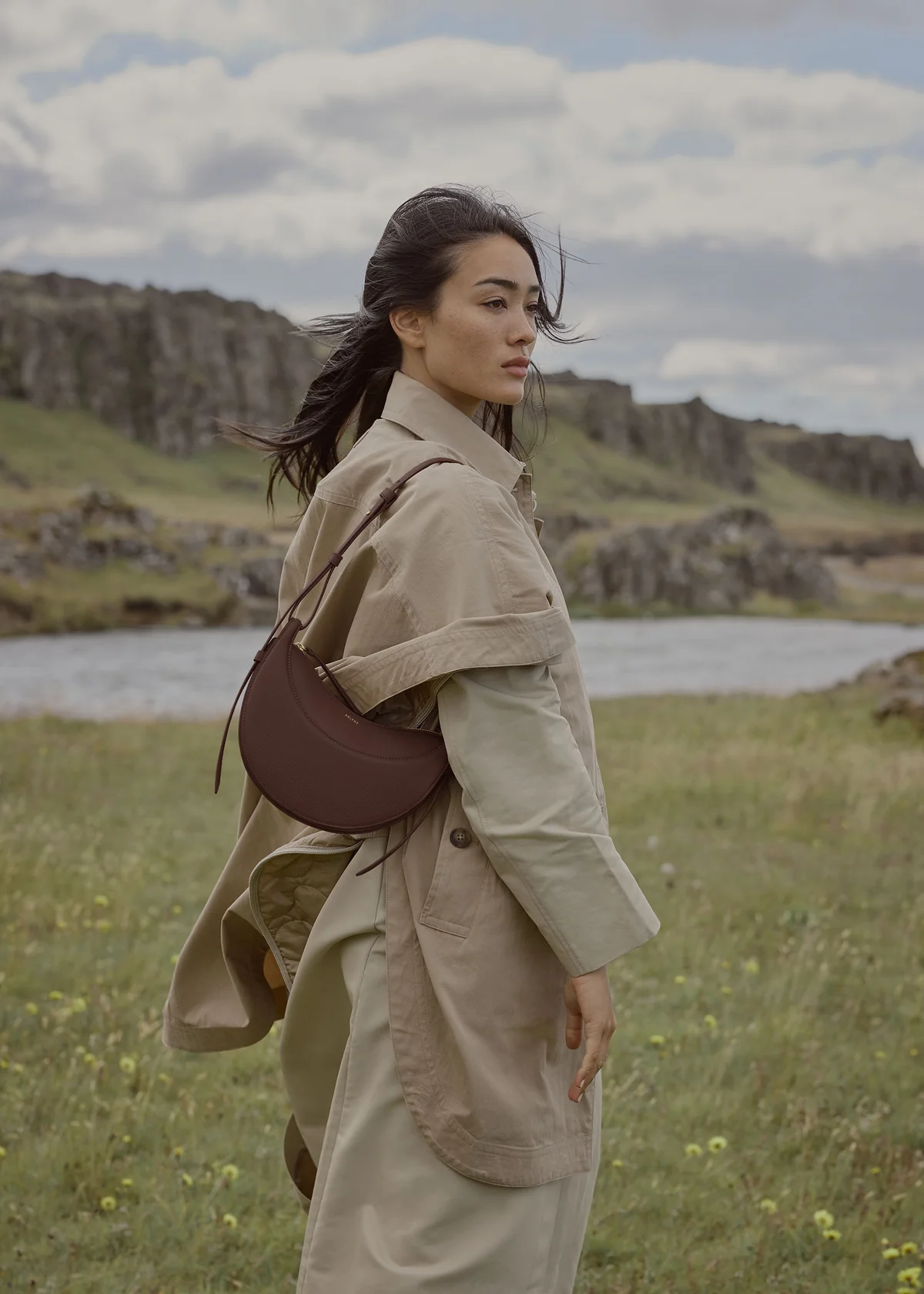 Sac Polène NUMÉRO DIX — Camel Lisse