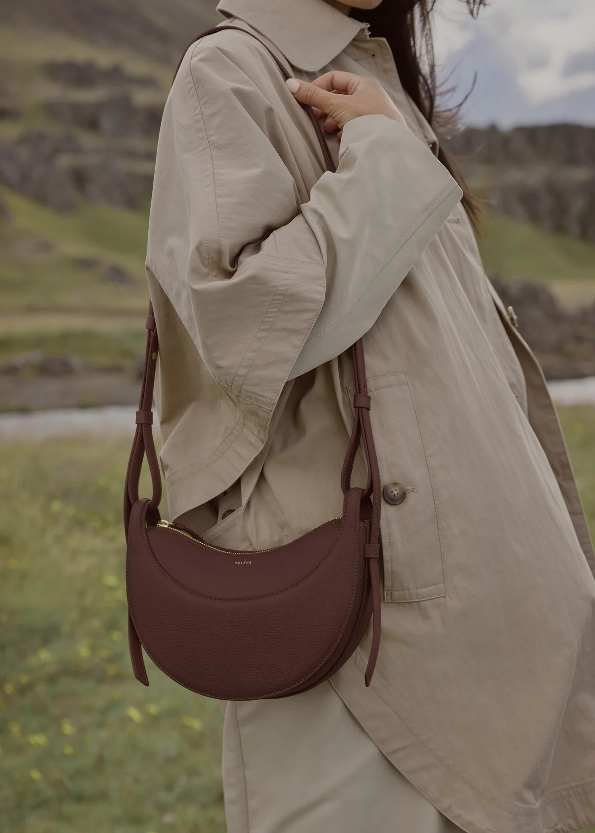 Sac Polène NUMÉRO DIX — Camel Lisse