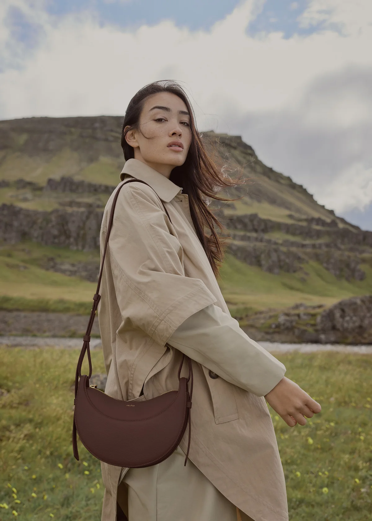 Sac Polène NUMÉRO DIX — Camel Lisse