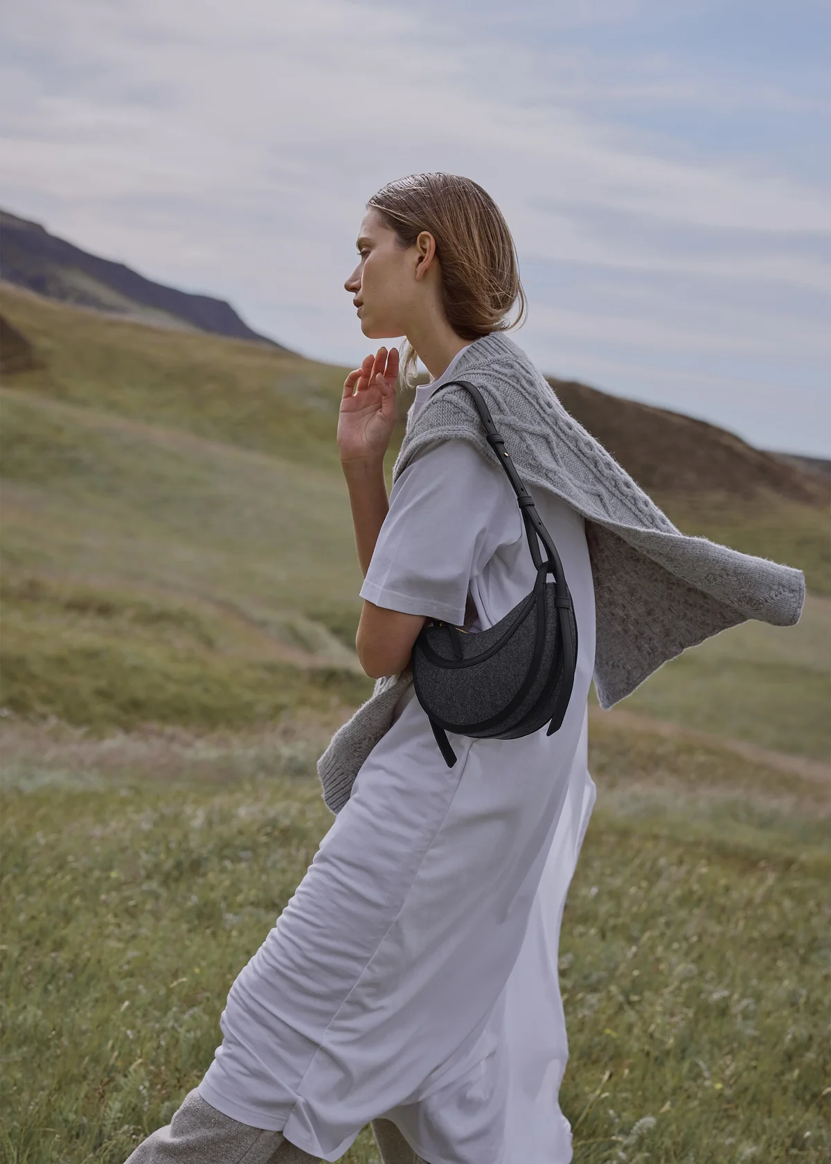 Sac Polène NUMÉRO DIX TISSÉ — Noir Tissé