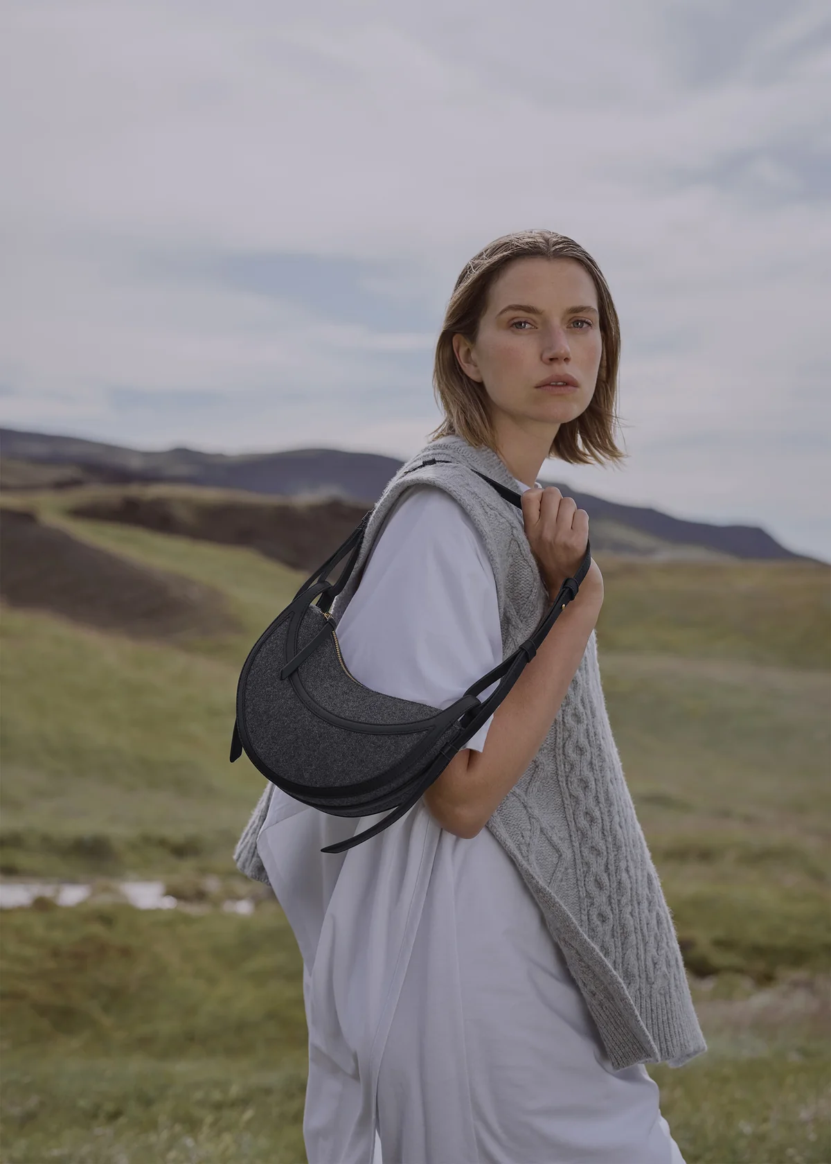 Sac Polène NUMÉRO DIX TISSÉ — Noir Tissé