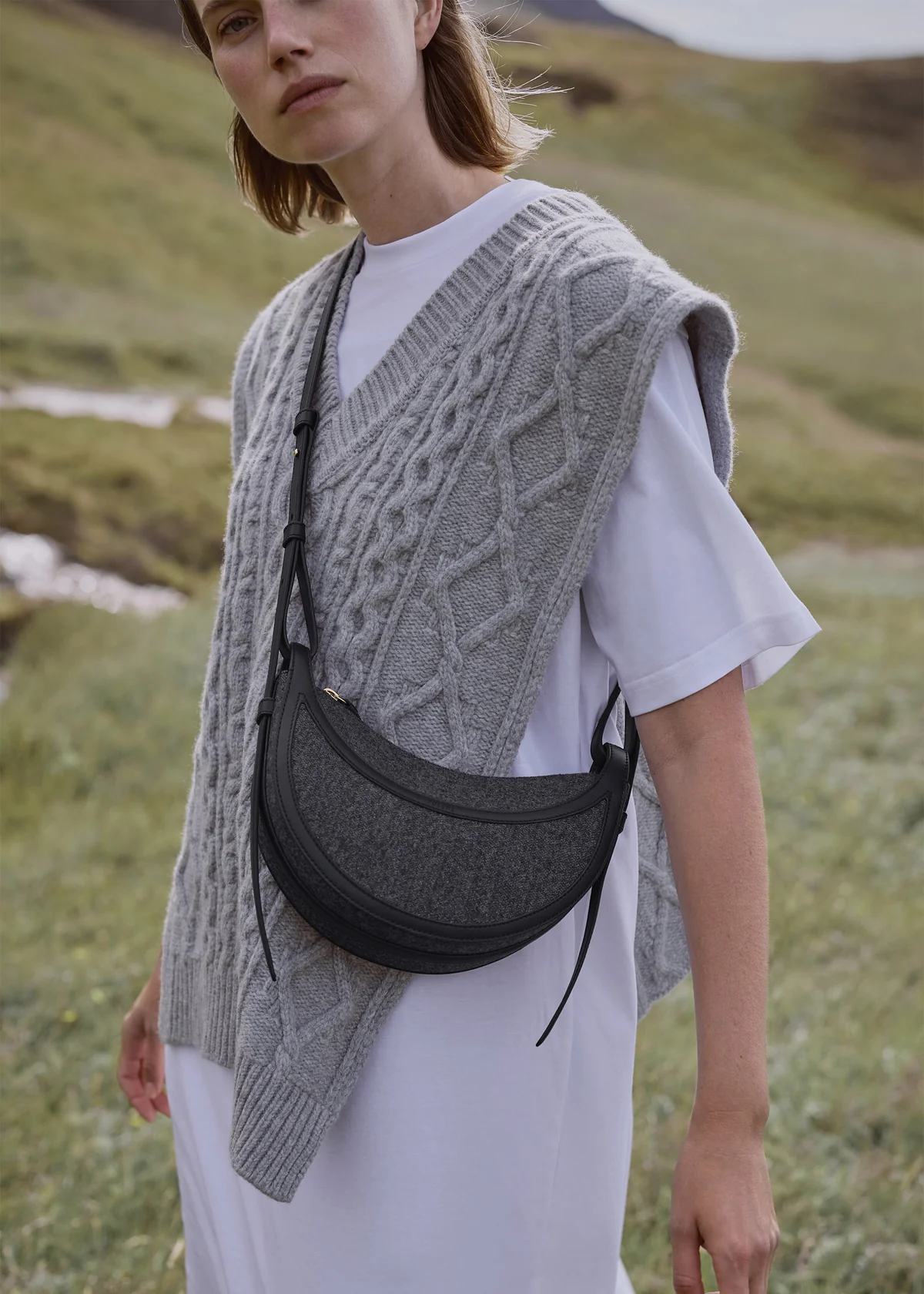 Sac Polène NUMÉRO DIX TISSÉ — Noir Tissé