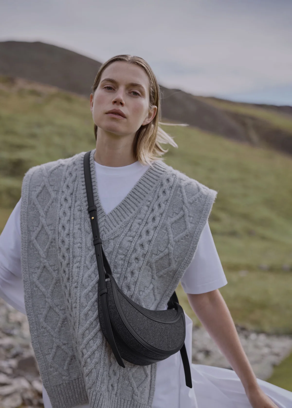 Sac Polène NUMÉRO DIX TISSÉ — Noir Tissé