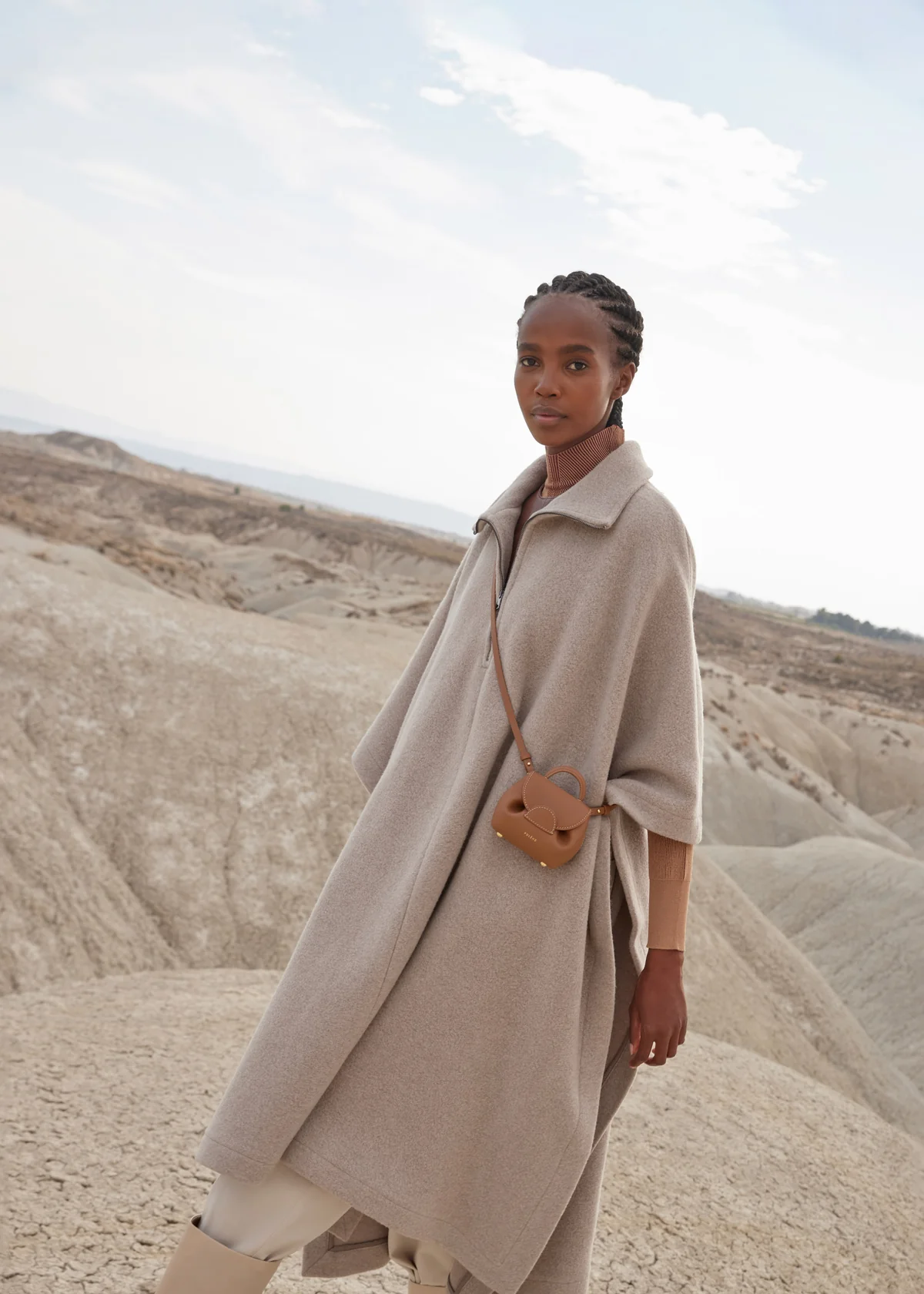 Sac Polène NUMÉRO UN MICRO — Camel Grainé