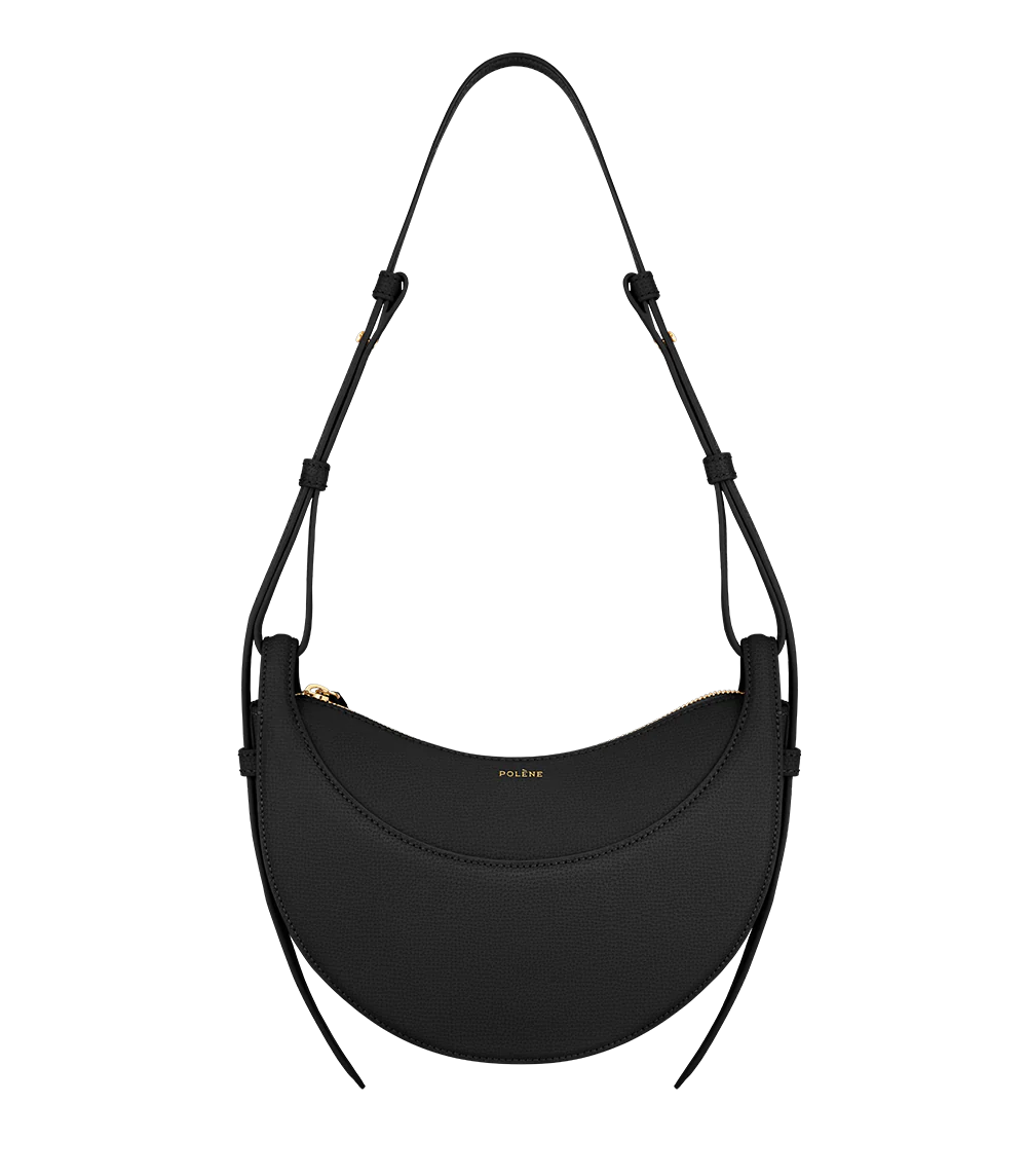 Polène NUMÉRO DIX GRAINÉ Noir Grainé — authentic Polène bag