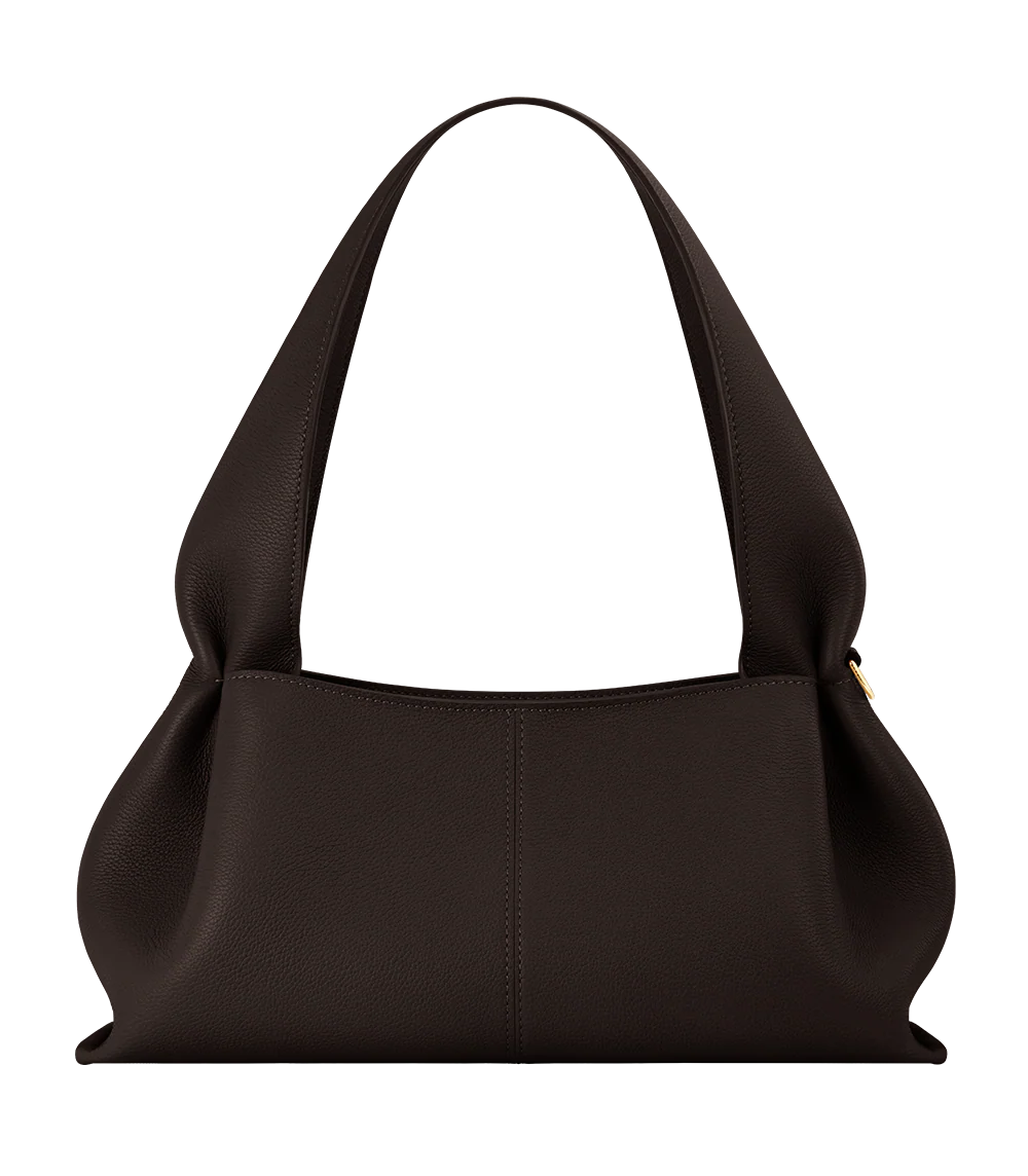Polène NUMÉRO NEUF EAST-WEST Ébène Grainé — sac Polène authentique