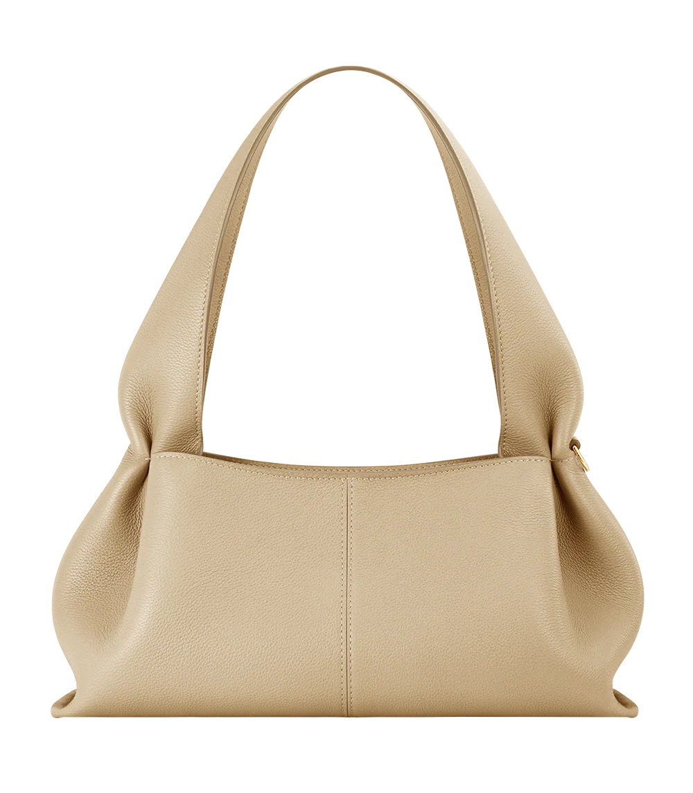 Polène NUMÉRO NEUF EAST-WEST Sable Grainé — sac Polène authentique