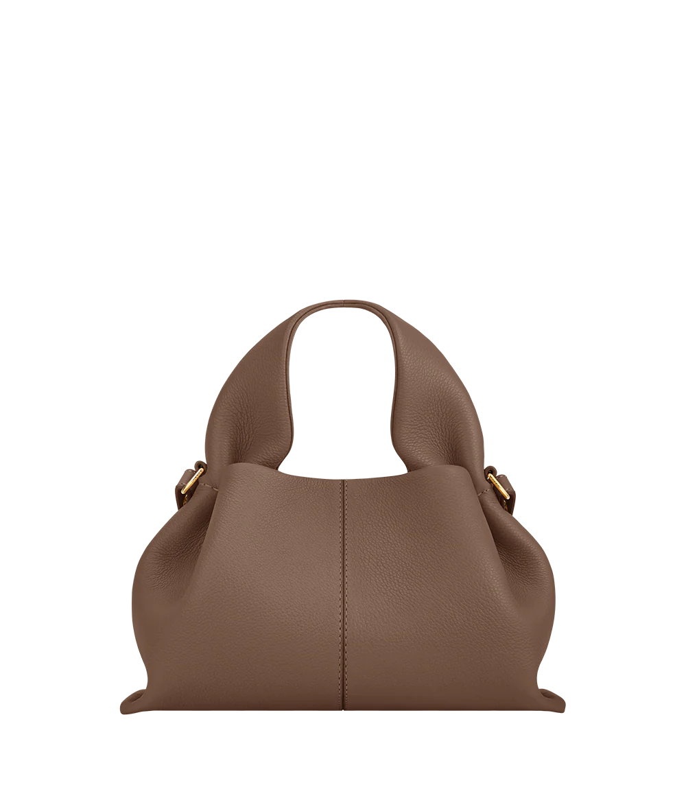 Polène NUMÉRO NEUF MINI Racine Grainé — sac Polène authentique