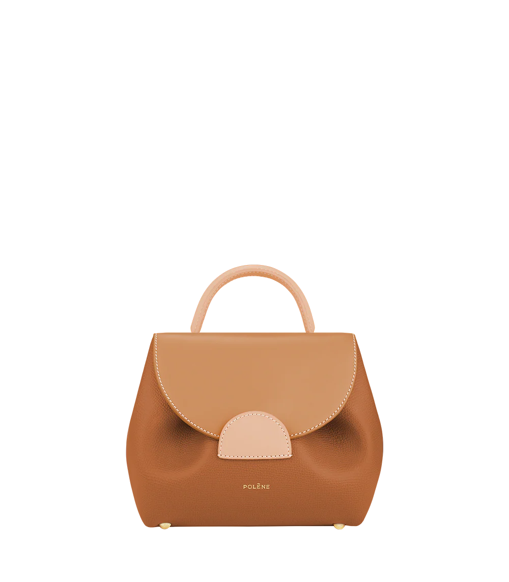 Polène NUMÉRO UN NANO Trio Camel — authentic Polène bag