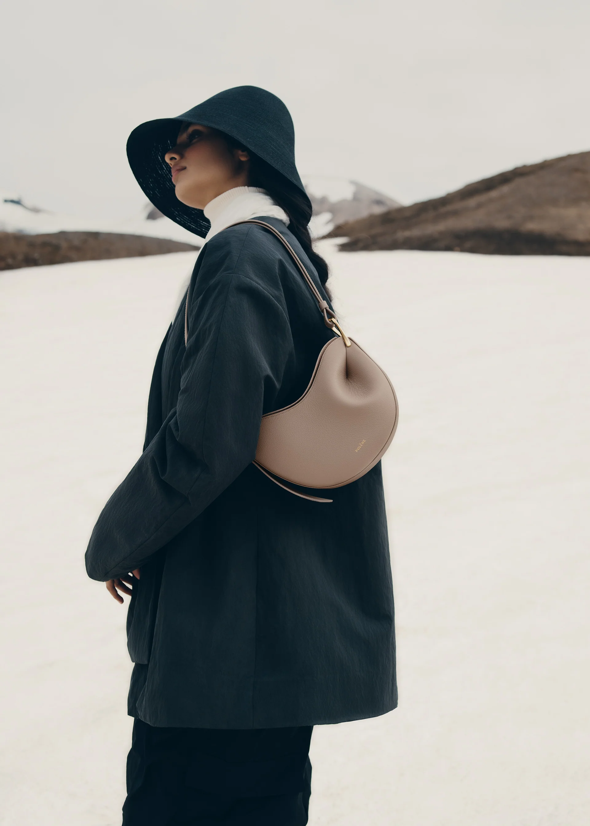 Sac Polène TONCA — Taupe Grainé